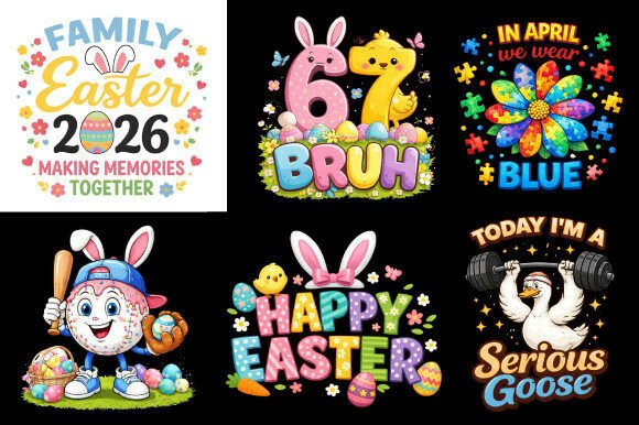 Download Easter PNG Bundle Kids Funny Spring Art - Premium Resources