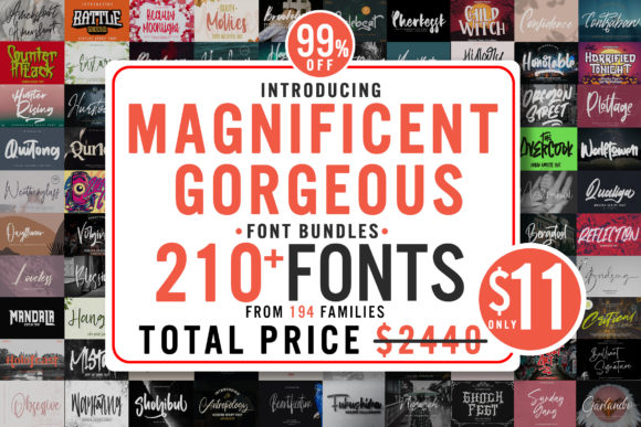 Download Magnificent Gorgeous Fonts Bundle - Gorgeous fonts Collection