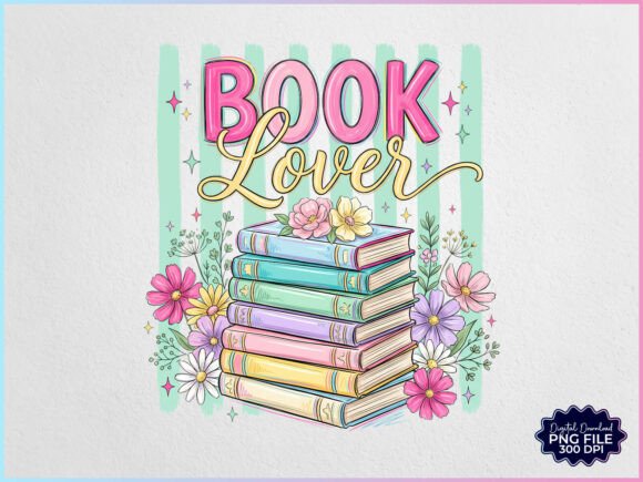 Download Preppy Book Lover Floral Books PNG - Books Collection