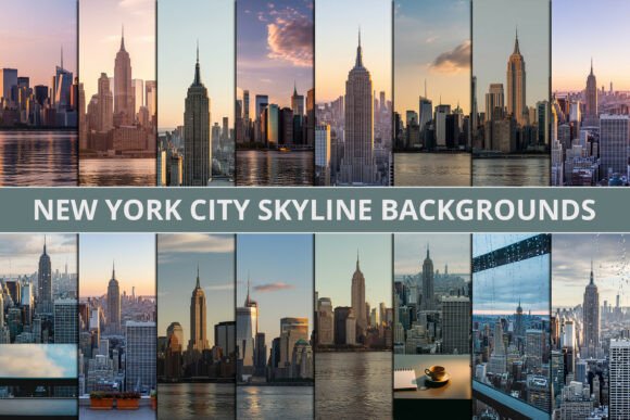 Download New York City Skyline Background Bundle - New Collection