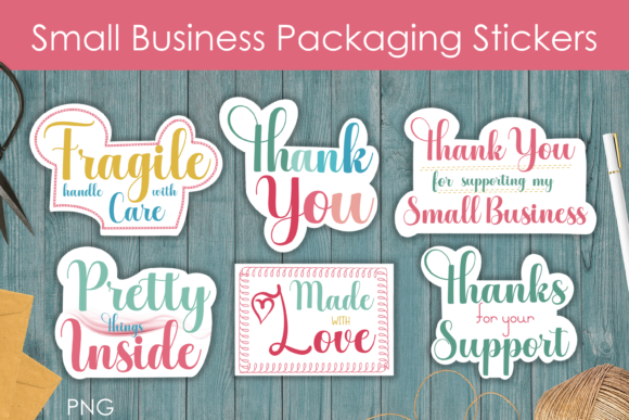 Download Business Packaging Thank You Stickers - Premium Resources