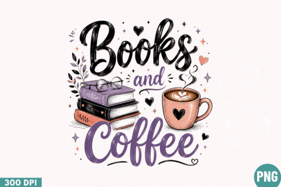 Download Books and Coffee PNG, Book Lover Coffee - Books Collection